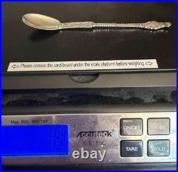 One Gorham Sterling Silver Ice Cream Spoon Apostle Style Virgin Mary 5 1/2 18g One Gorham Sterling Silver Ice Cream Spoon Apostle Style Virgin Mary 5 1/2 18g
