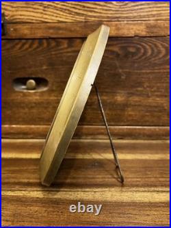 Our Lady Pompeii Antique 1920s-30s Religious Wall Medallion & Easel Brass