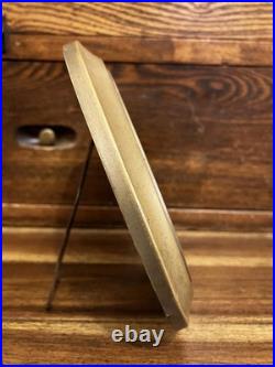 Our Lady Pompeii Antique 1920s-30s Religious Wall Medallion & Easel Brass