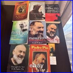 Padre Pio Catholic Book Collection 8 Softcover Books Biography Prayer Devotional