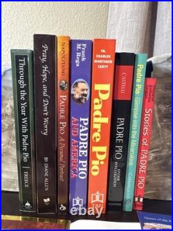 Padre Pio Catholic Book Collection 8 Softcover Books Biography Prayer Devotional