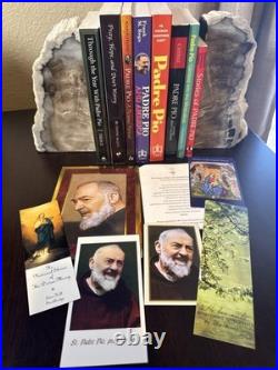Padre Pio Catholic Book Collection 8 Softcover Books Biography Prayer Devotional