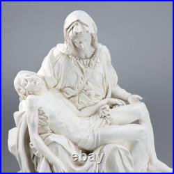 Pieta Statue Michelangelo'S Pietà Replica Sculpture Hand Painted Antique