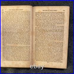RARE 1834 The life Of Our Blessed Lord And Savior Jesus Christ Holy Bible Old