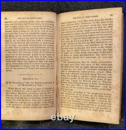 RARE 1834 The life Of Our Blessed Lord And Savior Jesus Christ Holy Bible Old