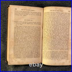 RARE 1834 The life Of Our Blessed Lord And Savior Jesus Christ Holy Bible Old