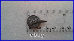 RARE ANTIQUE c. 18th CENTURY CATHOLIC 2-SIDED MEDAL JESUS CHRIST and VIRGIN MARY