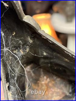 RARE Antique Bronze Baroque Church Altar Candlesticks Holders TRINITY RELIGIOUS