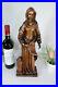 RAre-antique-Wood-carved-saint-barbara-statue-figurine-religious-01-ql