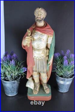 RAre antique religious saint Donatius Statue