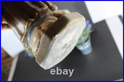 RAre antique religious saint statue Rosa lima PERU