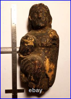 RELIC Antique RELIGIOUS STATUE FRAGMENT Rare Ancient CHRISTIAN Wood Carving OOAK
