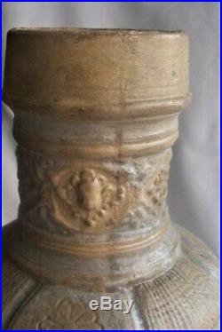 Raeren / Westerwald Panel Jug with religious scenes Bellarmine stoneware