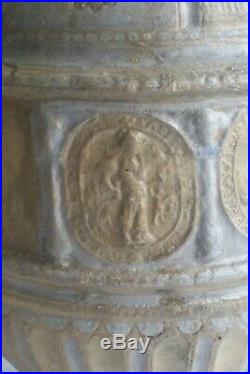 Raeren / Westerwald Panel Jug with religious scenes Bellarmine stoneware