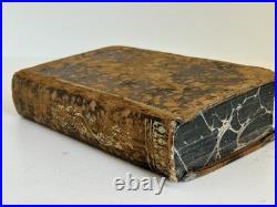 Rare 1840 French Leather Book Catechism Belley Diocese Gilt Catholic Antique
