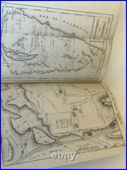 Rare 1840 French Leather Book Catechism Belley Diocese Gilt Catholic Antique