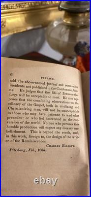 Rare Antique 1st ed Religious Book By Rev. Charles Elliott Wyandot Nation SCARCE