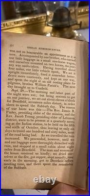 Rare Antique 1st ed Religious Book By Rev. Charles Elliott Wyandot Nation SCARCE