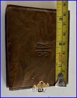 Rare Antique French Travel Souvenir Religious Booklet with Jesus Silver 8 Panels Rare Antique French Travel Souvenir Religious Booklet with Jesus Silver 8 Panels
