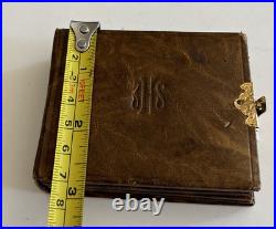 Rare Antique French Travel Souvenir Religious Booklet with Jesus Silver 8 Panels Rare Antique French Travel Souvenir Religious Booklet with Jesus Silver 8 Panels
