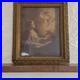 Rare-Antique-Ornate-Large-Frame-Religious-Framed-Art-St-Cecilia-Wood-Gold-Angels-01-wqdg