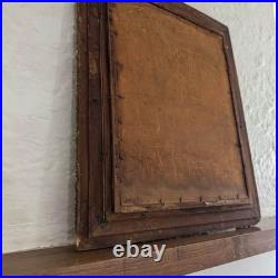 Rare Antique Ornate Large Frame Religious Framed Art St Cecilia Wood Gold Angels