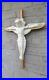 Rare-Antique-ceramic-jesus-winged-as-angel-Crucifix-wall-religious-01-ixf