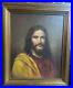 Rare-Beautiful-Antique-Oil-Painting-Canvas-Jesus-Christ-Religious-Christianity-01-icls