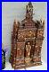 Rare-Religious-neo-gothic-oratory-Black-forest-wood-carved-1888-saint-statue-01-sii