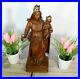 Rare-antique-French-wood-carved-19thc-madonna-child-figurine-statue-religious-01-ktvw