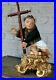 Rare-antique-wood-carved-young-jesus-statue-crucifix-XIII-c-religious-01-eea