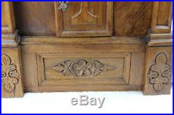 Religious Antique Church tabernacle Wood carved neo gothic rare