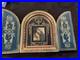 Religious-Antique-ItalianMadonna-Baby-Jesus-Triptych-Wood-Base-01-qz