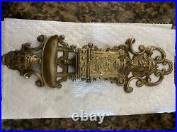 Religious Brass Italian made Door Hanger/Letter Holder