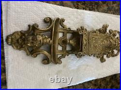 Religious Brass Italian made Door Hanger/Letter Holder