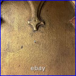 Religious Gothic Gilt Wood Wall Statue Altar Church Architectural Salvage