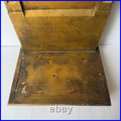 Religious Gothic Gilt Wood Wall Statue Altar Church Architectural Salvage