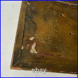 Religious Gothic Gilt Wood Wall Statue Altar Church Architectural Salvage