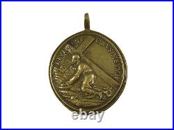 Religious Medal Pedant Xviii/xix Century S. Mar Lavr Roma Antique