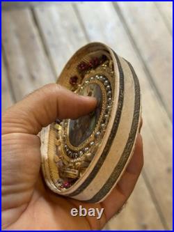 Reliquaire Relique Paperolles 19th Century Religious Relics France Coffret