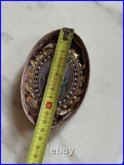 Reliquaire Relique Paperolles 19th Century Religious Relics France Coffret