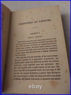 Repented At Leisure, Antique Religious Novel, Bertha Clay 1881