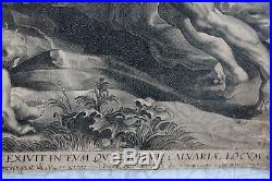 Rubens Antique Religious Engravnig Exceptional Large Engraving