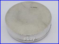 SMART ANTIQUE SOLID STERLING SILVER PYX WAFER BOX RELIGIOUS 1918 70 g