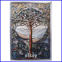 Sacred Tree of Life Religious Symbol Stained Glass Art