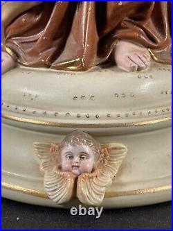 Saint Joseph 16 Antique Porcelain Germany RW Rudolstadt Religious Church Statue