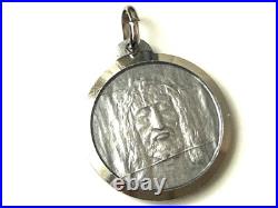 Scarce Antique Catholic Relic Shroud of Oviedo Jesus religious pendant Scarce Antique Catholic Relic Shroud of Oviedo Jesus religious pendant