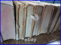 Set of 15 Antique Books from the 1700's to the 1800's Religious Books (Rare)