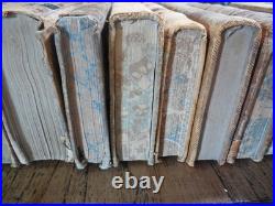 Set of 15 Antique Books from the 1700's to the 1800's Religious Books (Rare)