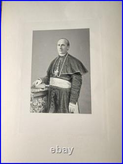 Set of 3 Antique 1880s Catholic Bishop Engravings Keane Maes Northrop